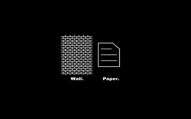 black and white text illustration, black background, simple, humor, HD wallpaper