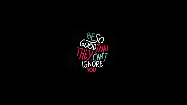 be good so that text on black background, quote, inspirational, HD wallpaper