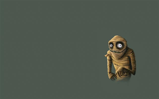 gray alien illustration, minimalism, humor, simple background, HD wallpaper