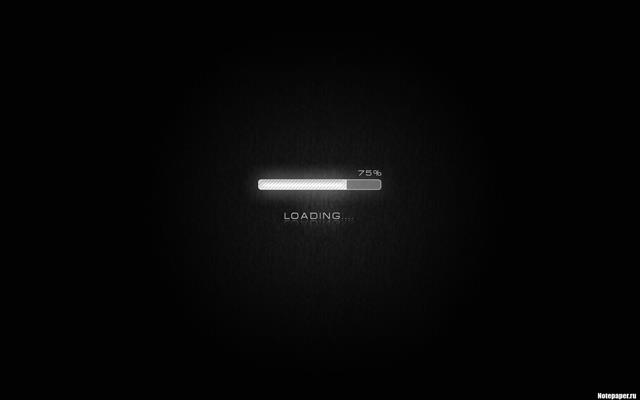 black and gray Samsung laptop, loading, progress bar, minimalism, HD wallpaper