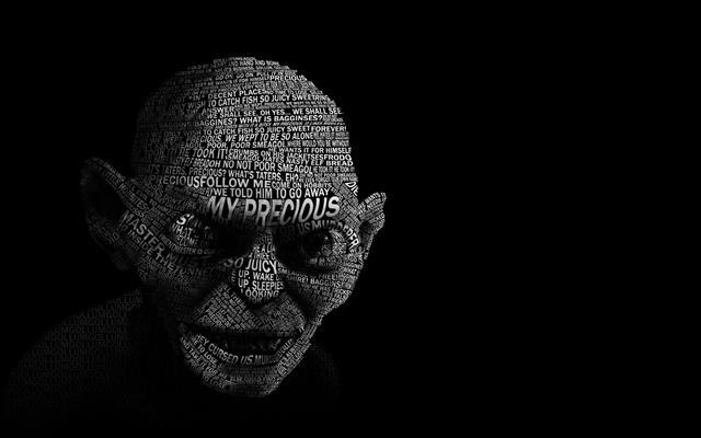 1920x1200 px black background Gollum Simple Background The Lord Of The Rings Typography People Feet HD Art, HD wallpaper
