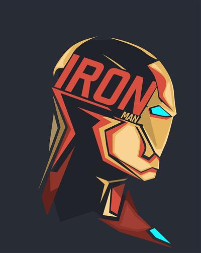 Marvel Iron Man illustration, superhero, Marvel Heroes, Marvel Comics, HD wallpaper