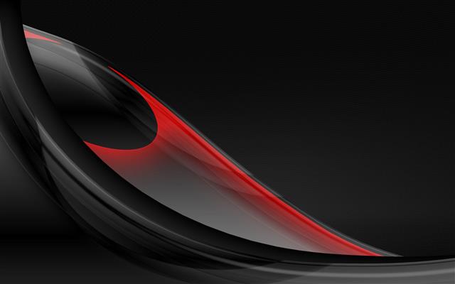 Abstract, Black, Red, Lines, Dark Background, red and black logo, HD wallpaper