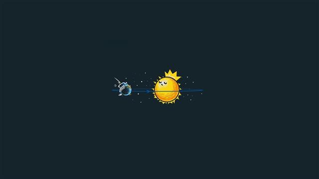 king sun and bomb illustration, minimalism, threadless, space, HD wallpaper