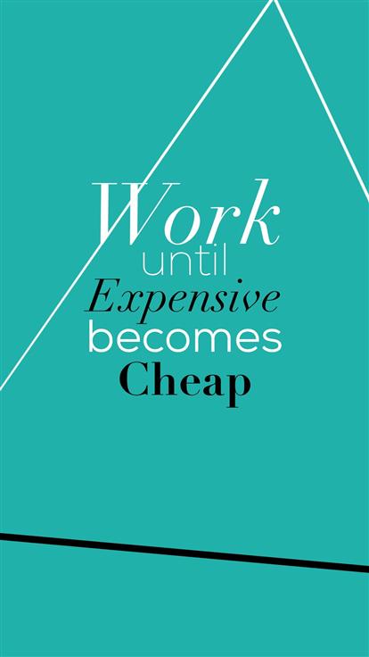 work until expensive text overlay, motivational, quote, iPhone, HD wallpaper