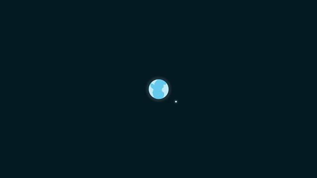round blue and teal illustration, simple, Earth, minimalism, simple background, HD wallpaper