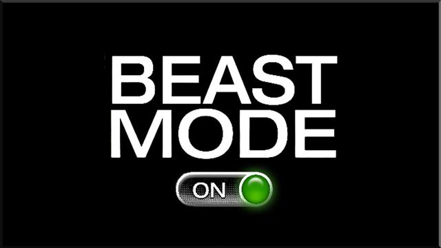 beast mode on text overlay with black background, simple background, HD wallpaper
