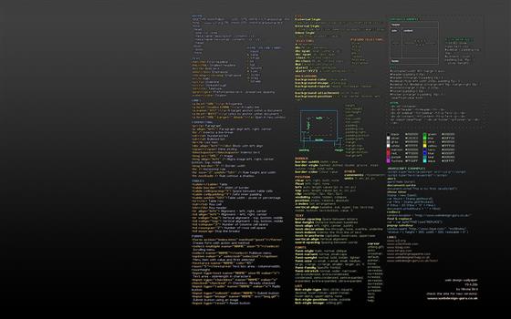 black background with text overlay, programming, code, HTML, CSS, HD wallpaper