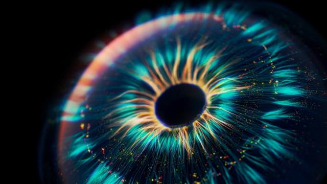 eye, digital art, fractal art, artwork, iris, circle, HD wallpaper