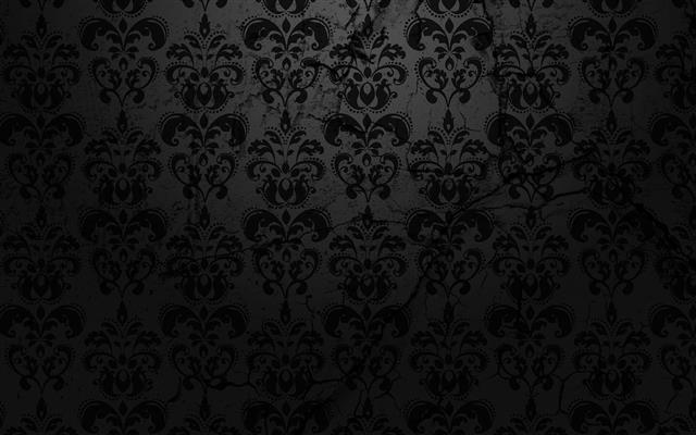 white and black damask wallpaper, texture, pattern, background, HD wallpaper