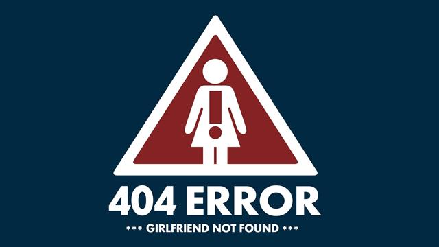 404 Error Girlfriend Not Found, backgound, Windows Errors, 404 Not Found, HD wallpaper