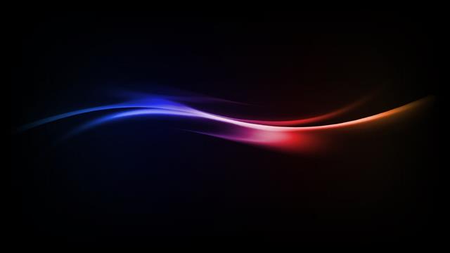 blue and red wavy line illustration, color, black background, HD wallpaper
