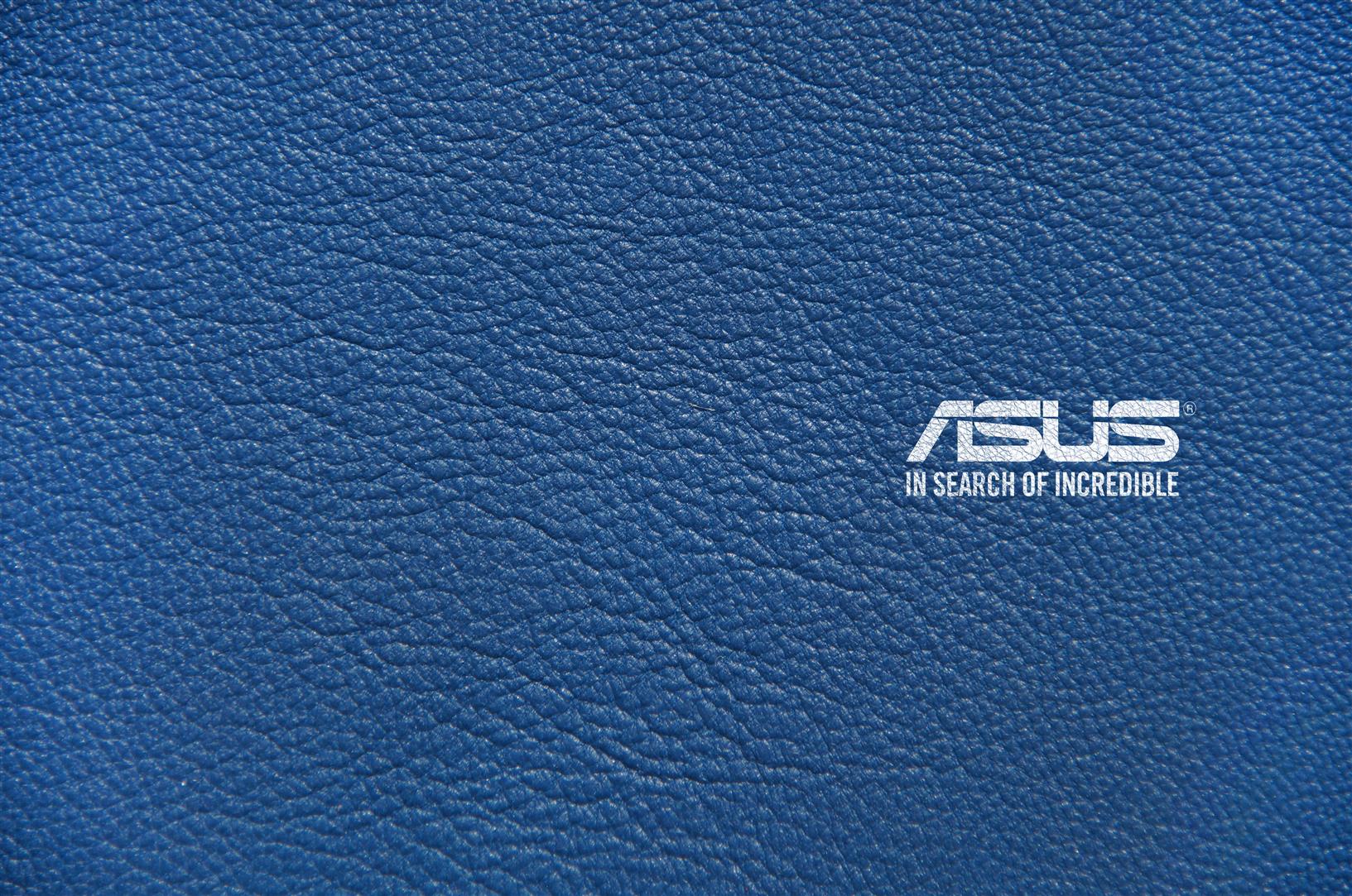 ASUS, logo, digital art, minimalism, leather, HD wallpaper