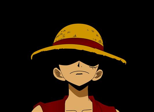 Monkey D. Luffy, One Piece, anime, one person, studio shot, indoors, HD wallpaper