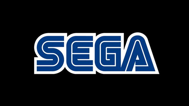 Sega logo, video games, black background, simple, minimalism, HD wallpaper