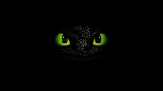 Toothless illustration, How to Train Your Dragon, black, simple background, HD wallpaper