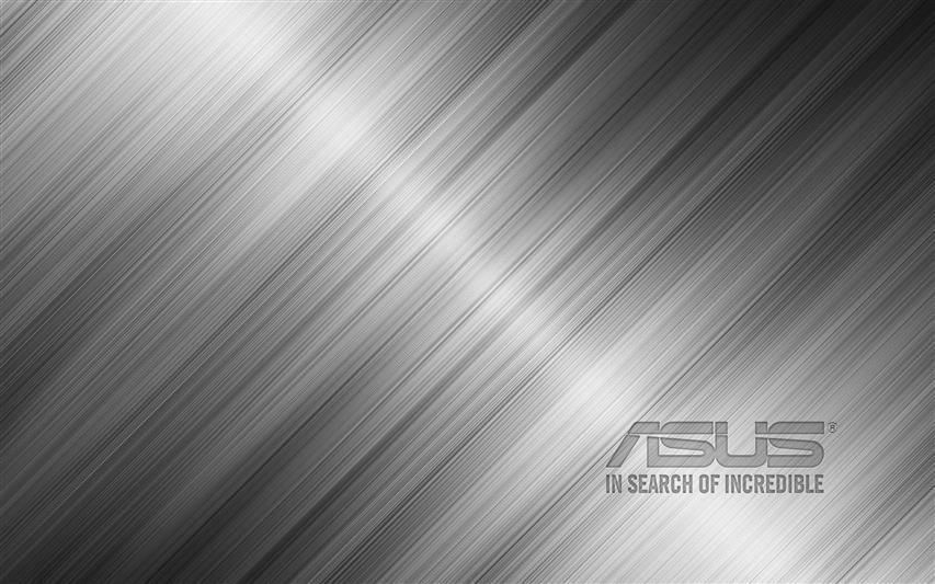 ASUS, logo, digital art, steel, HD wallpaper