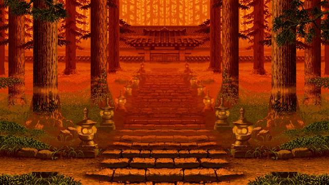 temple wallpaper, digital art, pixel art, pixelated, pixels, nature, HD wallpaper