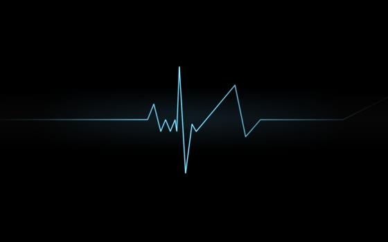 lifeline illustration, heartbeat, ekg, minimalism, black background, HD wallpaper