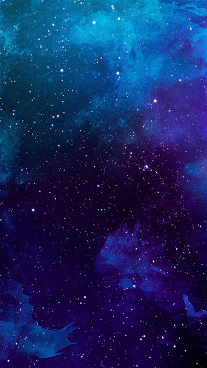 purple and blue galaxy illustration, digital art, colorful, night, HD wallpaper