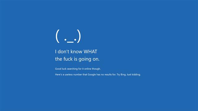 Windows 10, errors, Windows Errors, humor, Emoji, blue, Microsoft, HD wallpaper