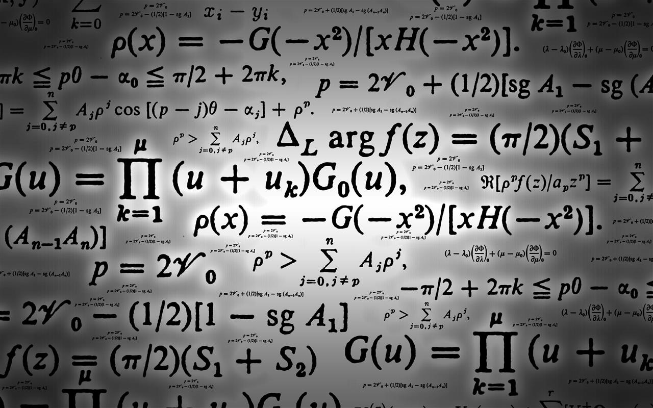 black text on gray background, mathematics, formula, equations, HD wallpaper