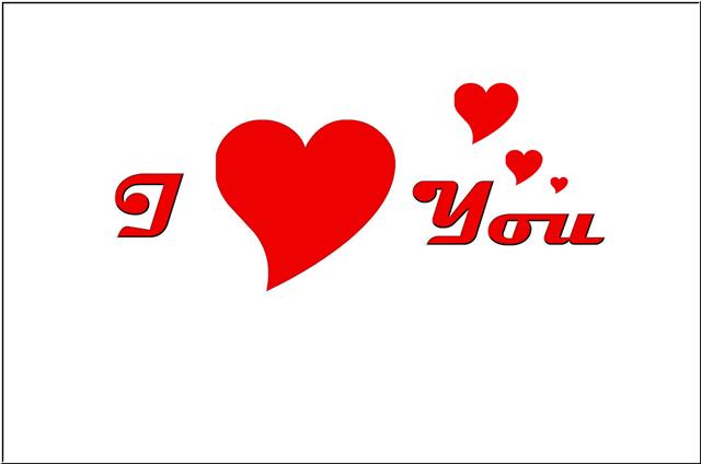 Love, Heart, Romance, Feelings, Red, White, Simple Background, Art Design, I Love You, HD wallpaper