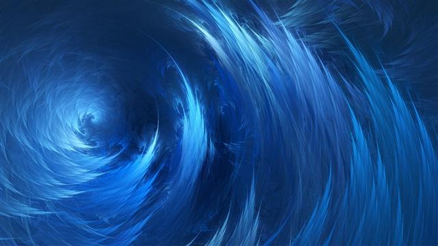 blue and gray digital wallpaper, spiral, waves, abstract, digital art, HD wallpaper