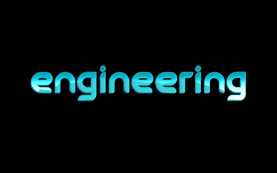 black background with blue engineering text overlay, typography, HD wallpaper