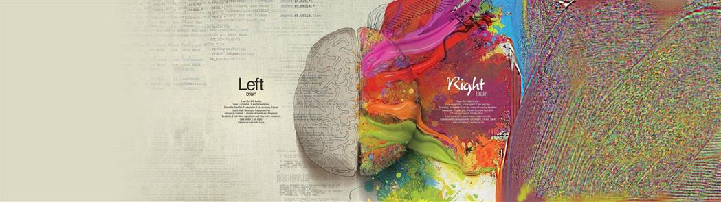 multicolored brain illustration, creativity, splitting, painting, HD wallpaper