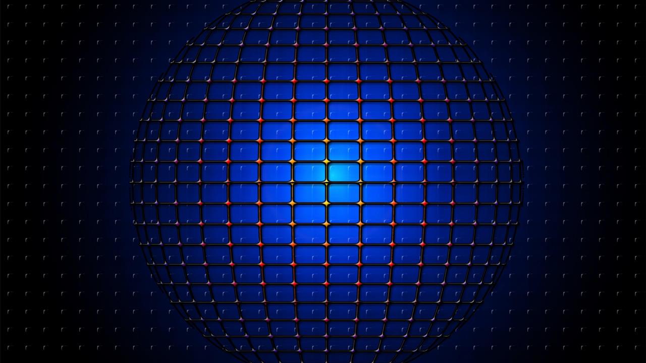 blue, light, symmetry, circle, sphere, line, pattern, illustration, HD wallpaper