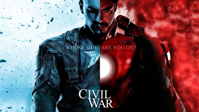 Civil War wallpaper, Iron Man, Captain America, Captain America: Civil War, HD wallpaper