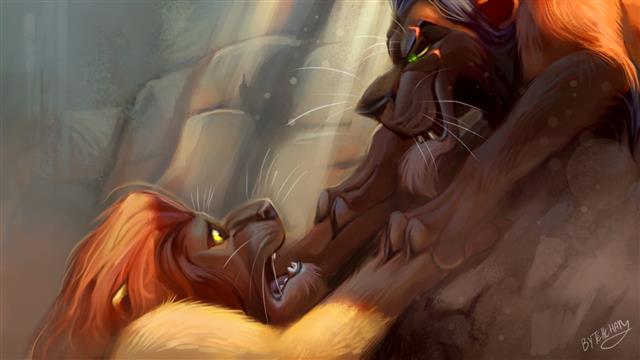 Lion King illustration, The Lion King, animals, Mufasa, movies, HD wallpaper