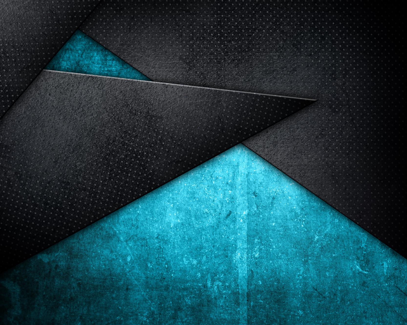 black textile, digital art, abstract, texture, blue, triangle shape, HD wallpaper