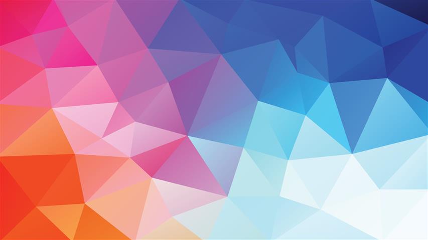geometric wallpaper, pattern, multi colored, triangle shape, abstract, HD wallpaper