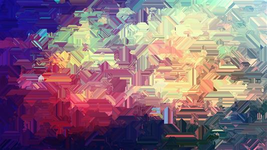 multicolored digital wallpaper, abstract, digital art, warm colors, HD wallpaper