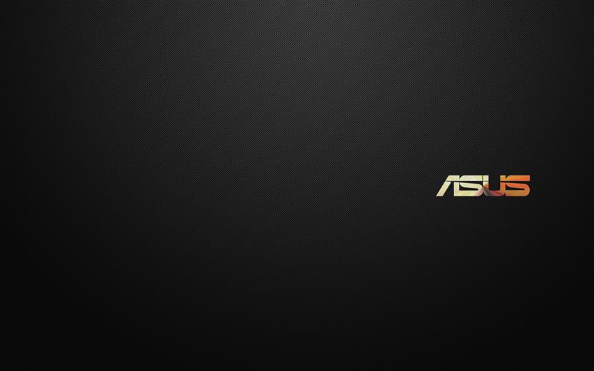 ASUS, logo, digital art, simple background, gradient, HD wallpaper