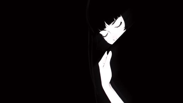 woman illustration, anime girls, Ilya Kuvshinov, black background, HD wallpaper