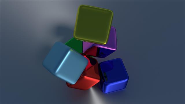 assorted cube lot, minimalism, 3D, digital art, render, simple background, HD wallpaper