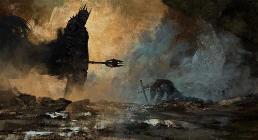 fantasy art, Sauron, The Lord of the Rings, HD wallpaper