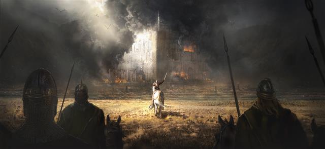 The Lord of the Rings, Minas Tirith, fantasy art, artwork, HD wallpaper