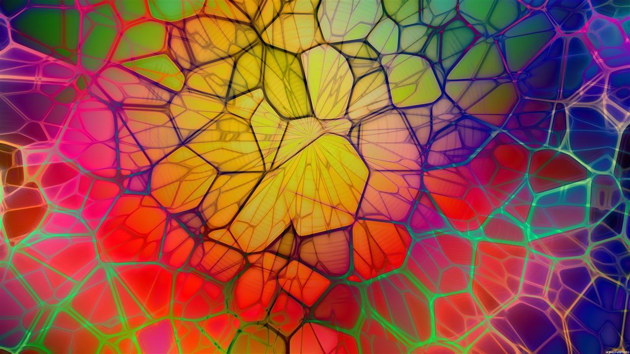multicolored abstract illustration, digital art, colorful, CGI, HD wallpaper