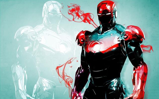 Iron Man illustration, Marvel Comics, futuristic, men, sport, HD wallpaper