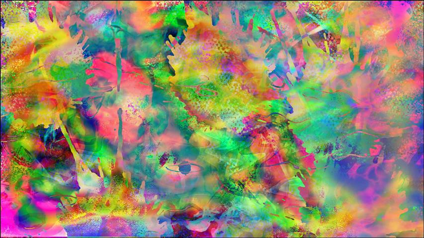 multicolored abstract illustration, LSD, brightness, trippy, psychedelic, HD wallpaper