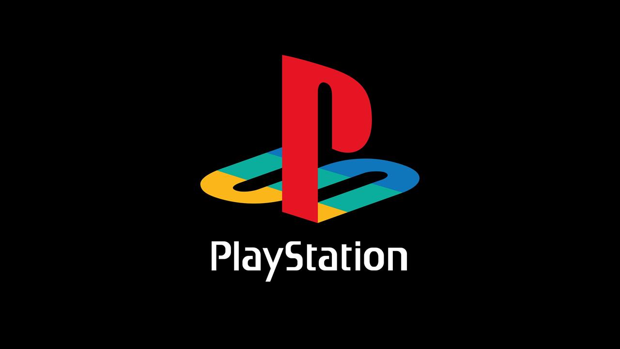 PlayStation logo, video games, simple background, black background, HD wallpaper