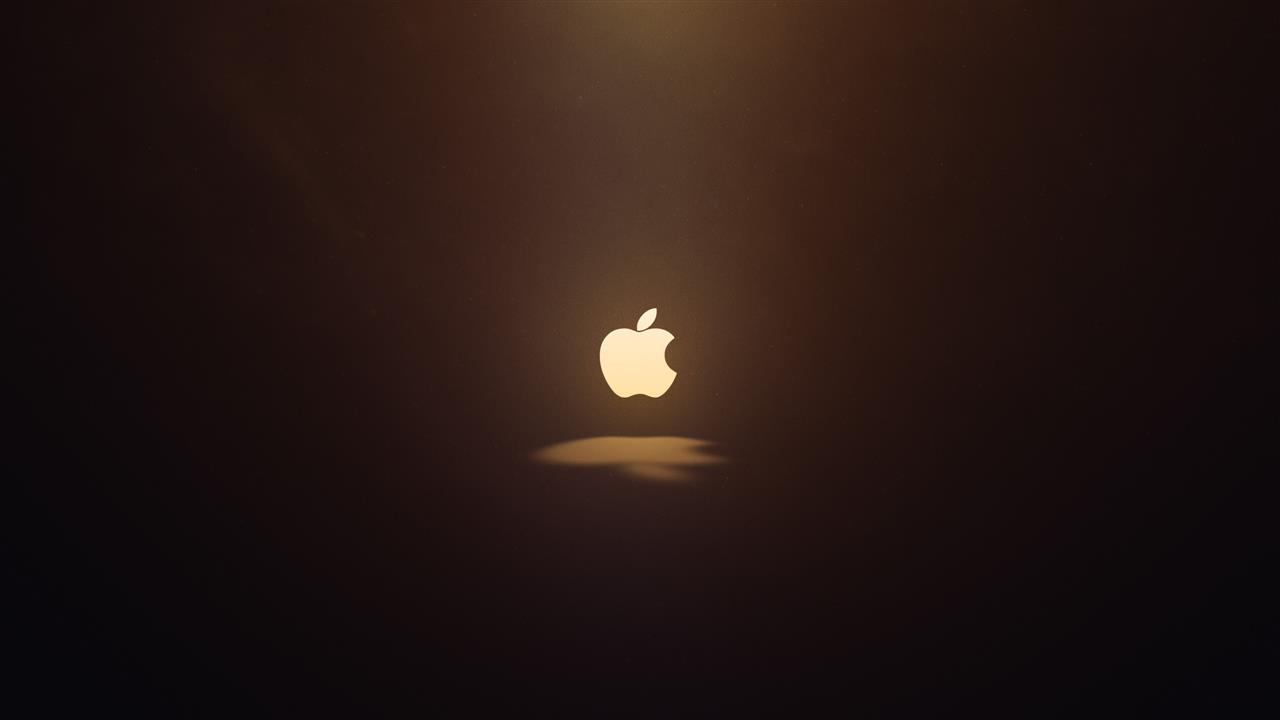 Apple logo, Apple Inc., minimalism, artwork, sky, no people, moon, HD wallpaper