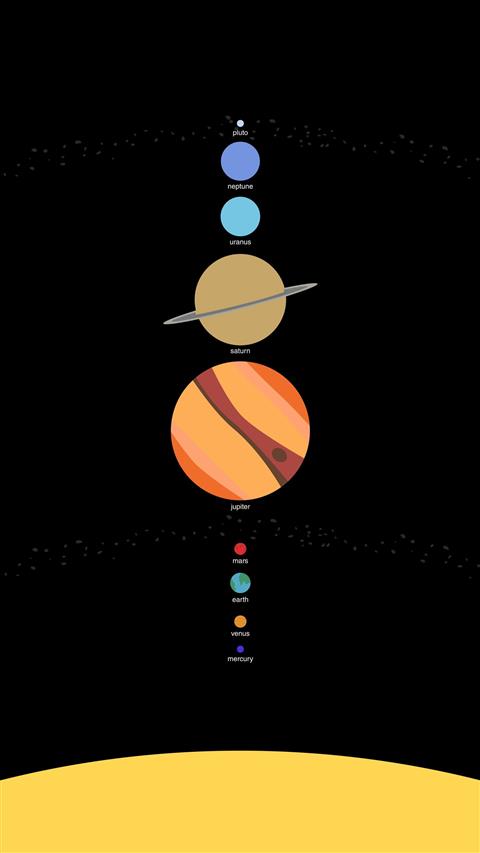 solar system illustration, digital art, universe, space, space art, HD wallpaper