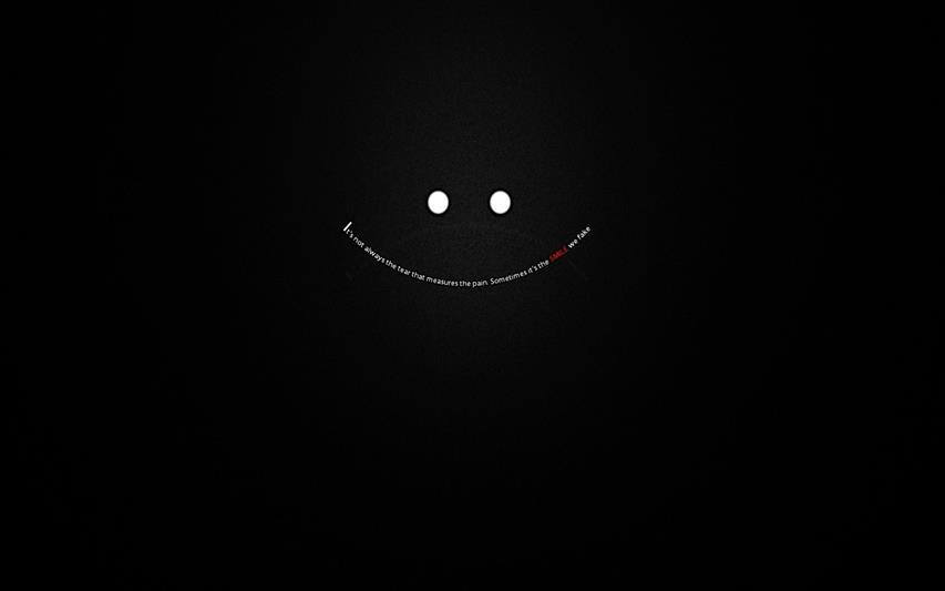 smiley illustration, smiling, minimalism, dark, black, no people, HD wallpaper