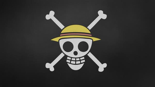 skulls one piece anime pirates skull and crossbones anime straw hat sign Anime One Piece HD Art, HD wallpaper