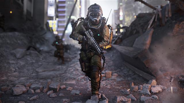 soldier game application, video games, Call of Duty: Advanced Warfare, HD wallpaper